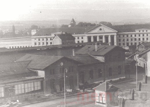 Zwei Bahnhöfe in Biel, 1923