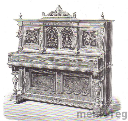 Piano der Firma «Burger&Jacoby», um 1905