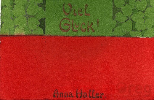 Entwurf zu einer Postkarte, von Anna Haller