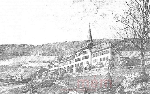Entwurf für das Gymnasialgebäude am Jägersteinweg, 1907