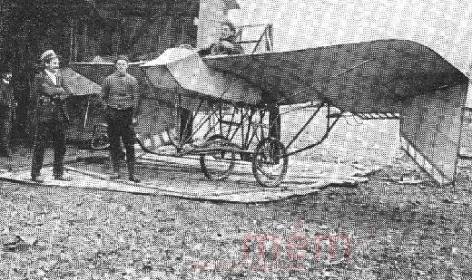 Das Flugzeug von Ernst Schmalz, 1908