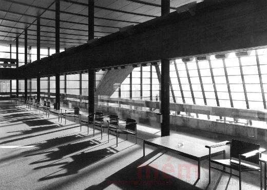 Ein Teil der Galerie des Kongresshauses, 1966