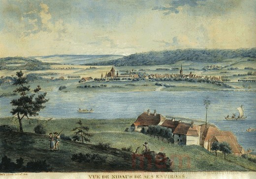 Vingelz und Nidau, um 1815