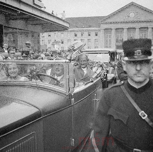 Empfang für Paul Kipfer und Auguste Piccard in Biel