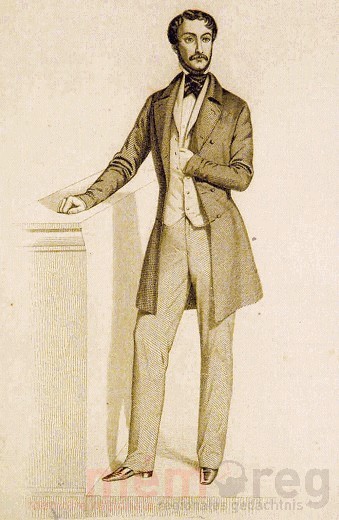 Jugendbildnis von Giuseppe Mazzini