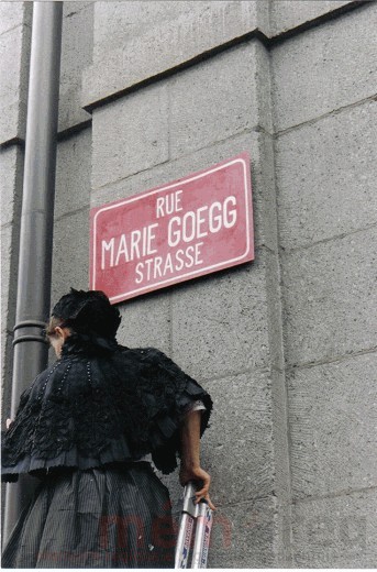 Die Marie-Goegg-Strasse in Biel, am 14. Juni 1991