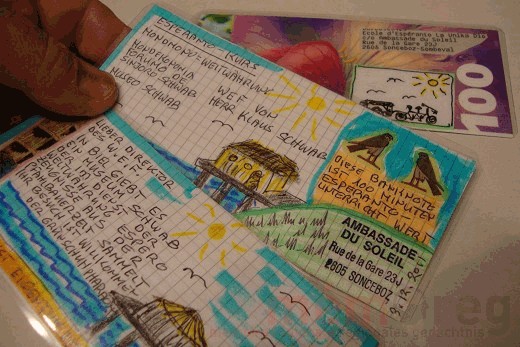 Des billets d'Espero montrant le Musée Schwab