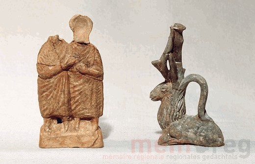 Terrakottafiguren, Grabbeigaben vom Keltenweg in Studen