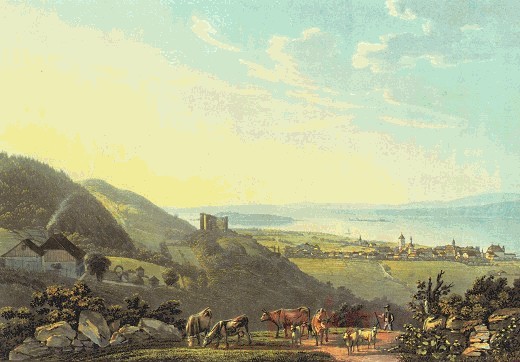 La Neuveville et le lac de Bienne