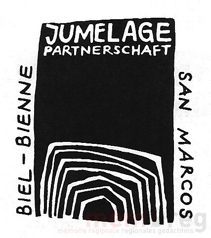 Das Logo des Vereins Städtepartnerschaft Biel-San Marcos