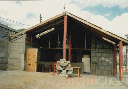 Le centre de rencontre Las Fieras en construction