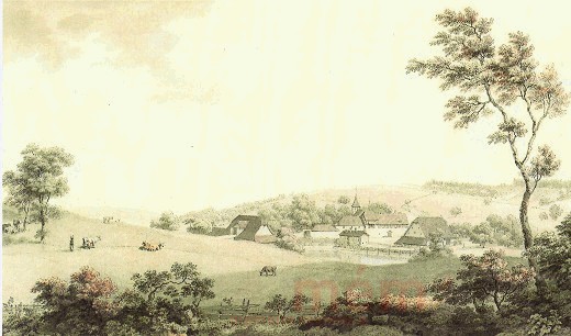 Das Kloster Frienisberg von Norden, 1771