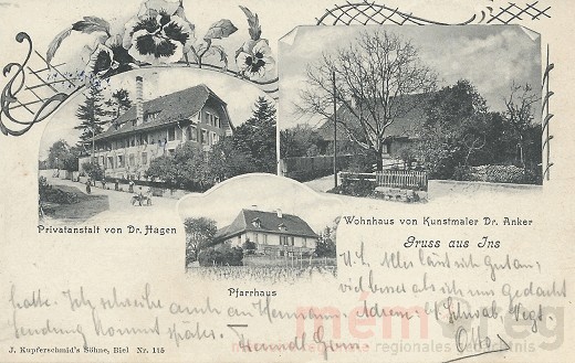 Salutations depuis Anet, vers 1903