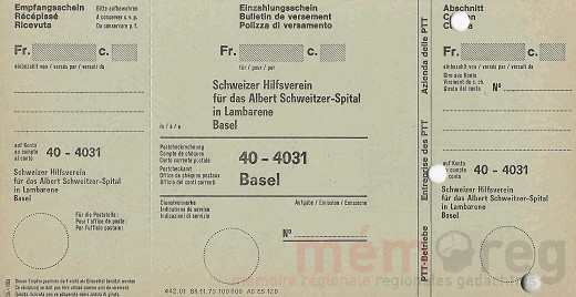 Einzahlungsschein