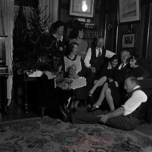 La fête de Noël en famille