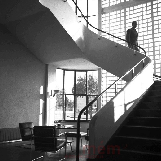 Une cage d'escalier de la General Motors à Bienne