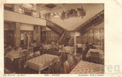 Bahnhof Biel, Buffet 2. Klasse, 1923