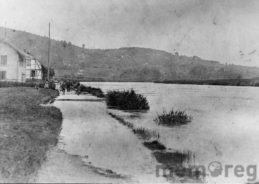 Überschwemmung bei Aegerten