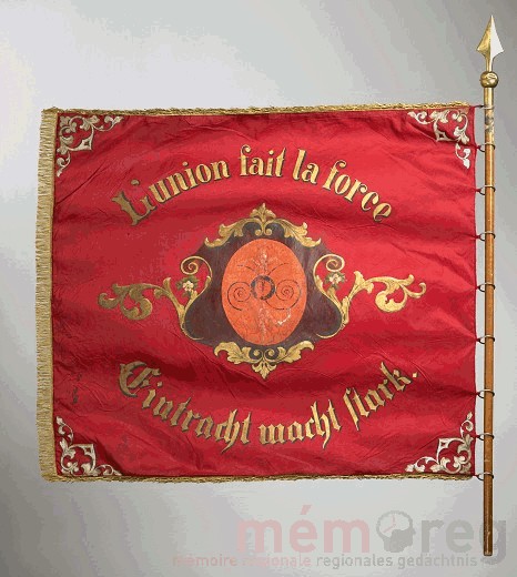 Fahne der Uhrenfedermacher, 1900