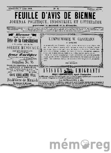 «Feuille d'Avis de Bienne»