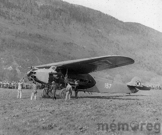 Aérodrome de Bienne, Champs-de-Boujean, en 1928