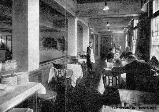 Bahnhofbuffet um 1929