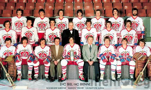 Der EHC Biel, Schweizer Meister der Saison 1980/81
