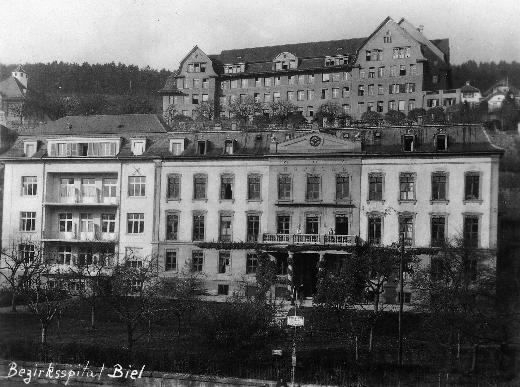 L'Hôpital du Pasquart au Faubourg du Lac à Bienne
