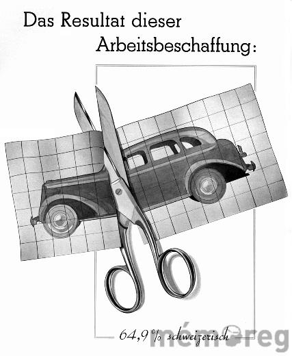 GM und Arbeitsbeschaffung, um 1936