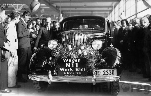 Erster in Biel montierter Wagen