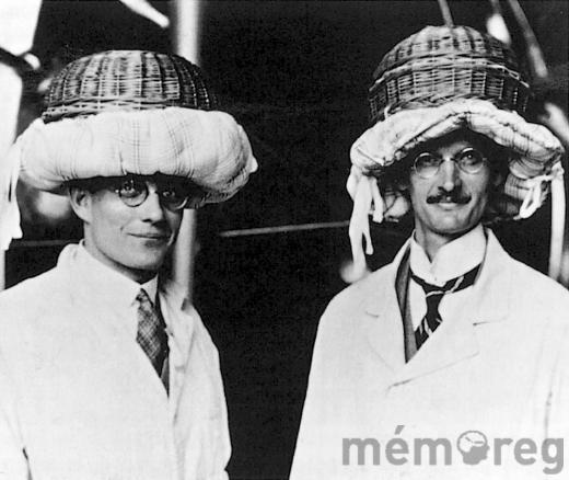 Paul Kipfer und Auguste Piccard, 1931