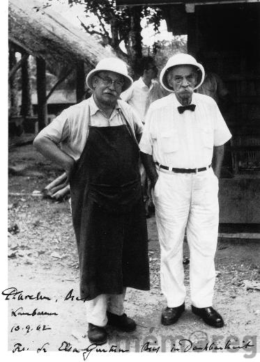 Dr. Emil Kocher und Dr. Albert Schweitzer