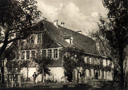 Le domaine appelé «Schädelismatt» à Bienne, vers 1870