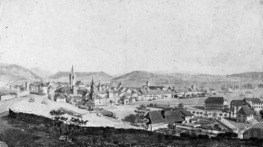 Die Indienne-Manufaktur «Verdan & Cie» in Biel, um 1820