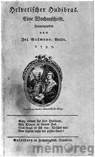 «Helvetischer Hudibras», Solothurn, 1797