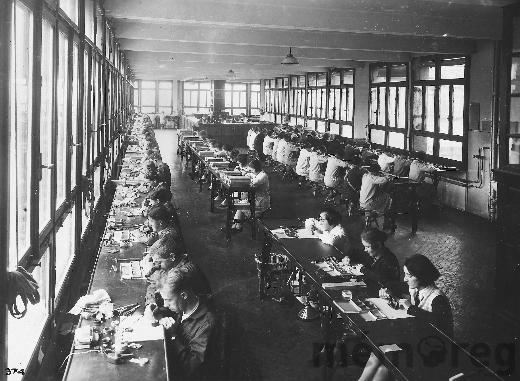 Gefragt waren gute Augen und eine ruhige Hand. «Tavannes Watch Co.», um 1913