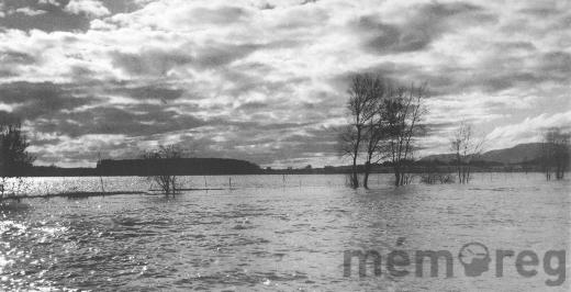 Überschwemmung im Seeland, vermutlich 1944