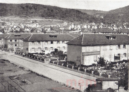Genossenschaftswohnungen auf dem Champagnefeld in Biel, 1932