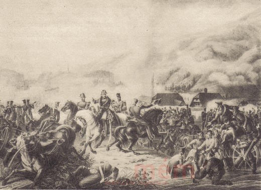 Oberst Ochsenbein im Gefecht bei Schüpfheim, 1847